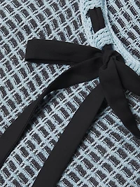 Tweed Knit Sheath Dress