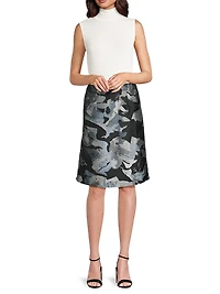 Floral A-Line Woven Skirt