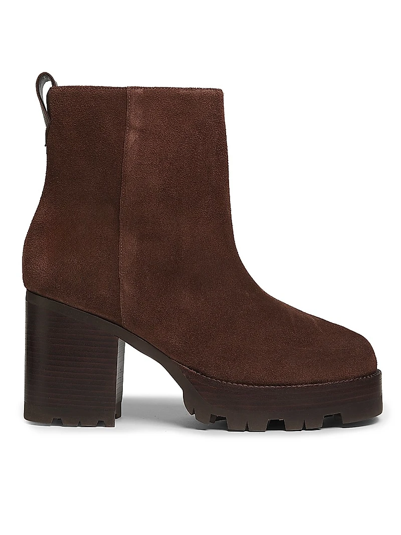 240 90MM Suede Booties