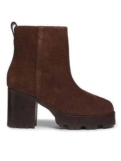 240 90MM Suede Booties