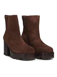 240 90MM Suede Booties