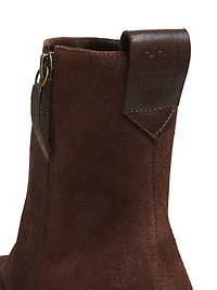 240 90MM Suede Booties