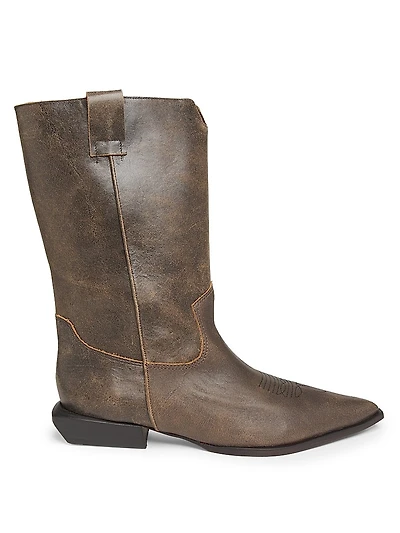 Ashley 30MM Leather Boots