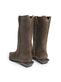 Ashley 30MM Leather Boots