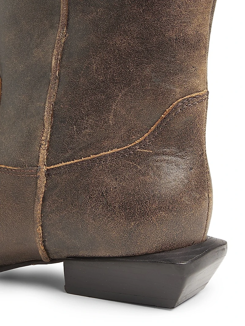 Ashley 30MM Leather Boots