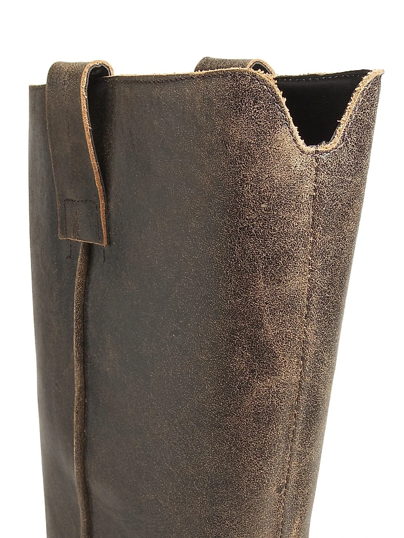 Ashley 30MM Leather Boots