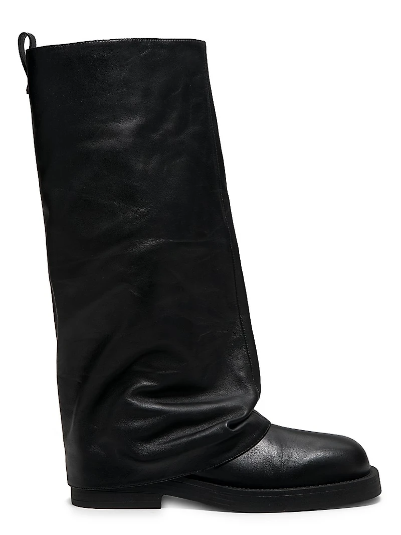 Keira Leather Cloak Boots