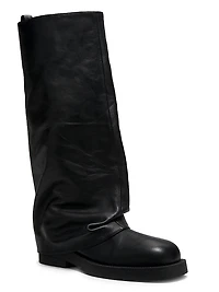 Keira Leather Cloak Boots