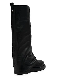 Keira Leather Cloak Boots