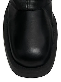 Keira Leather Cloak Boots