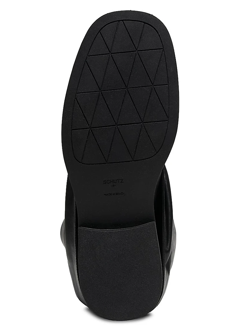 Keira Leather Cloak Boots