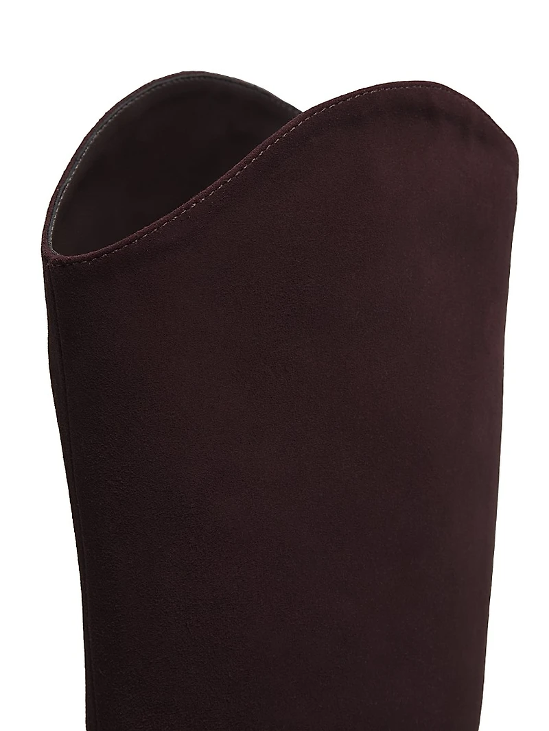 Maryana 85MM Suede Knee-High Boots