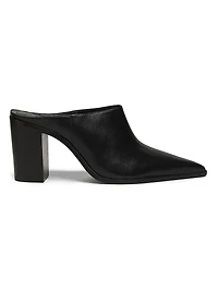 Mikki 85MM Leather Mule Pumps