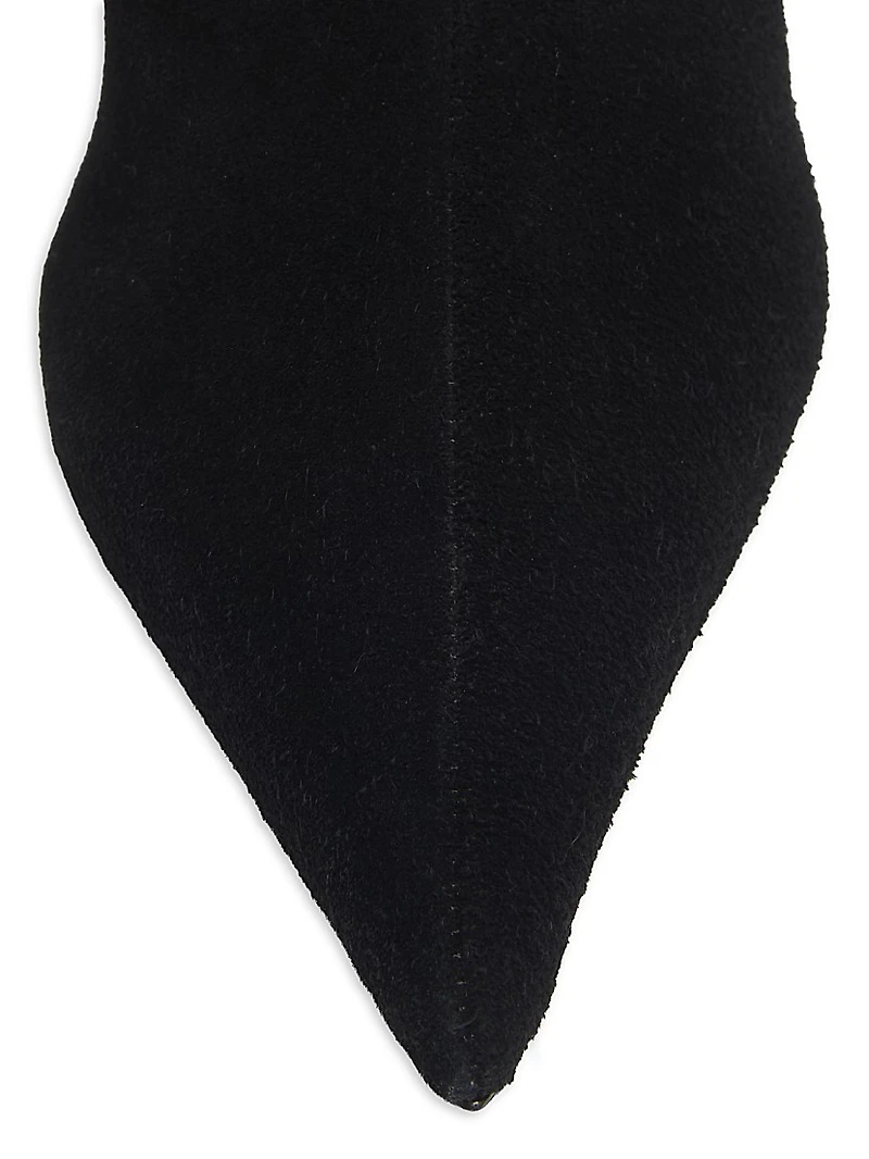 Beatrix Suede Foldover Boots