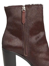 Mikki 85MM Calf Hair Ankle Boots