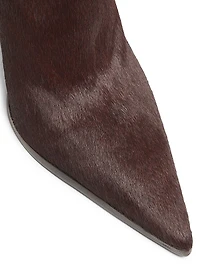 Mikki 85MM Calf Hair Ankle Boots