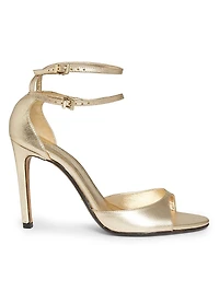 Sue 110MM Metallic Leather Sandals