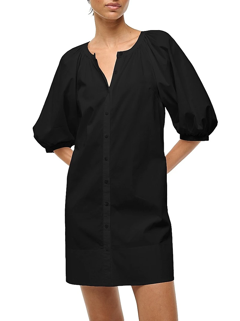 Vincent Cotton Poplin Minidress