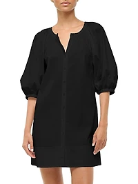 Vincent Cotton Poplin Minidress