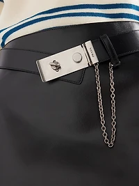 Leather Mini Skirt