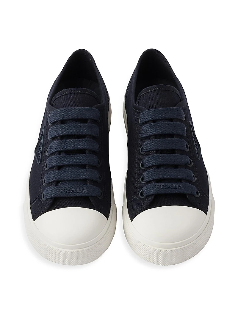 Cotton Gabardine Sneakers