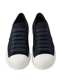 Cotton Gabardine Sneakers