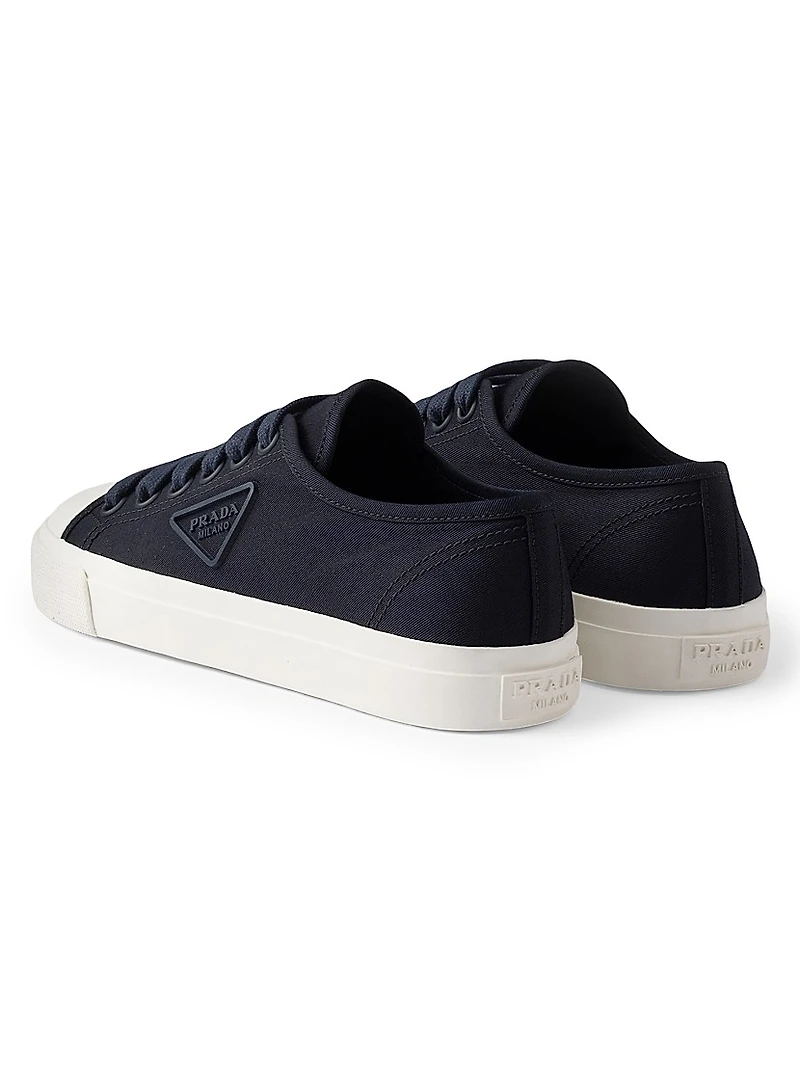 Cotton Gabardine Sneakers