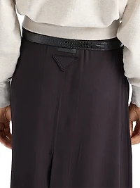 Sablé Satin Skirt
