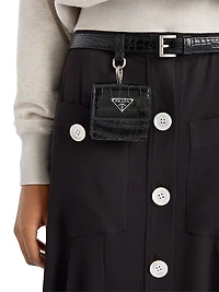 Sablé Satin Skirt