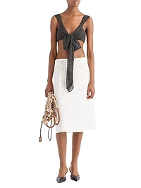 Cotton Gabardine Skirt