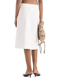 Cotton Gabardine Skirt