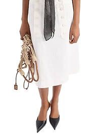 Cotton Gabardine Skirt