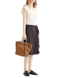 Printed Chiffon Wrap Skirt