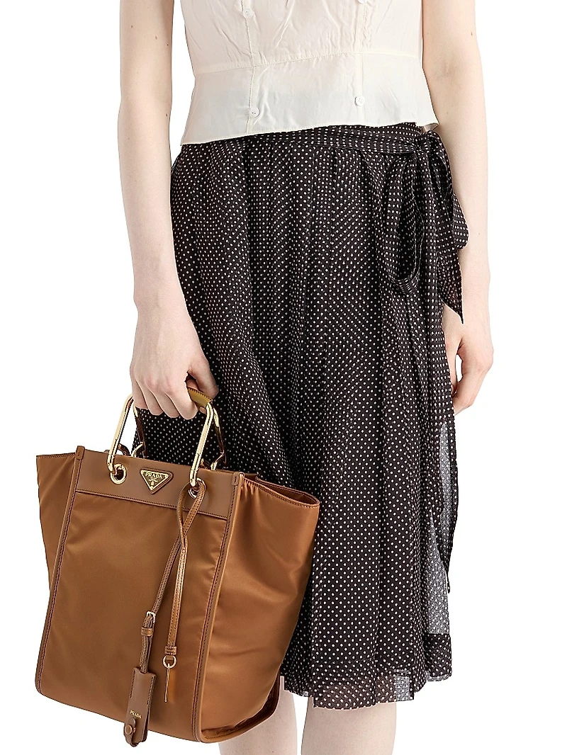 Printed Chiffon Wrap Skirt