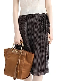 Printed Chiffon Wrap Skirt