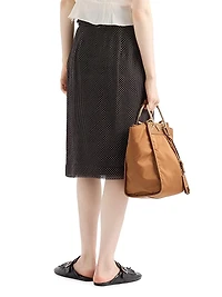 Printed Chiffon Wrap Skirt