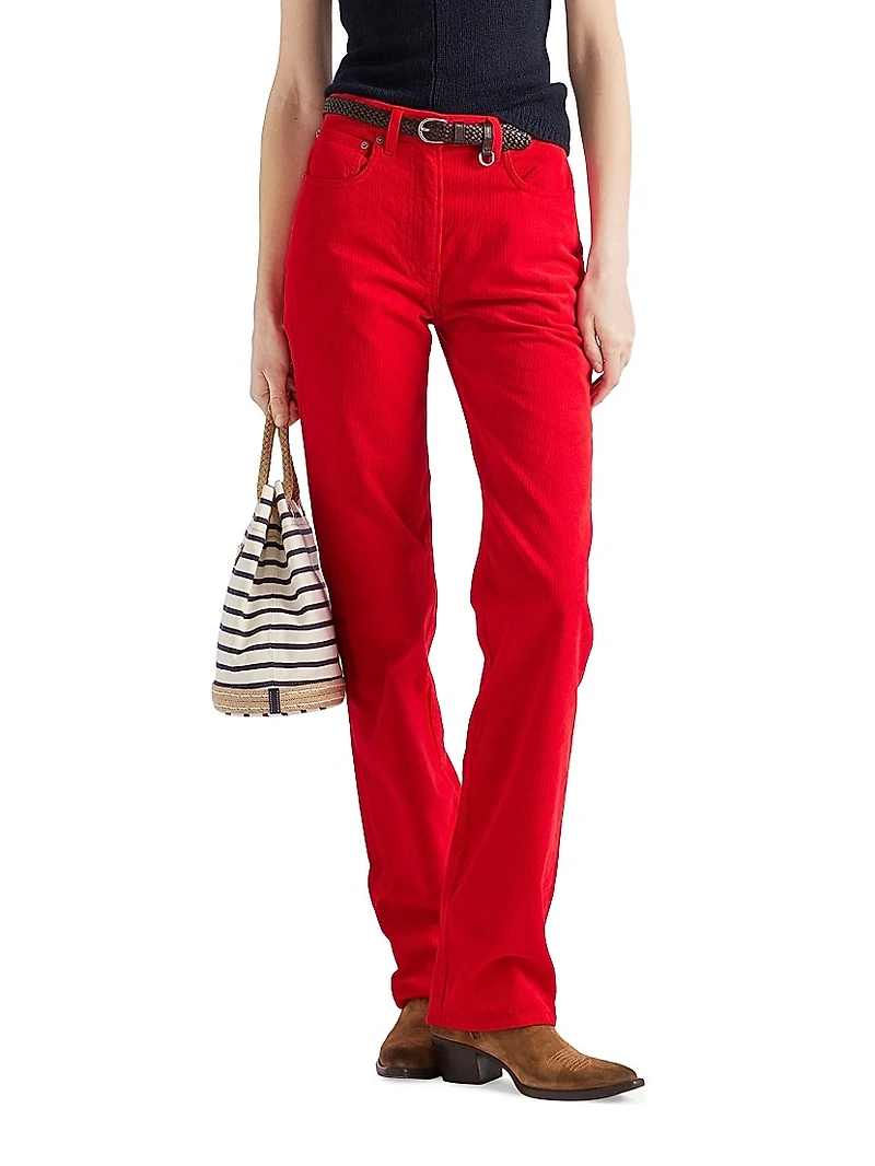 Five-Pocket Corduroy Jeans