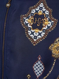 The Imperial Gate Silk Reversible Bomber Jacket
