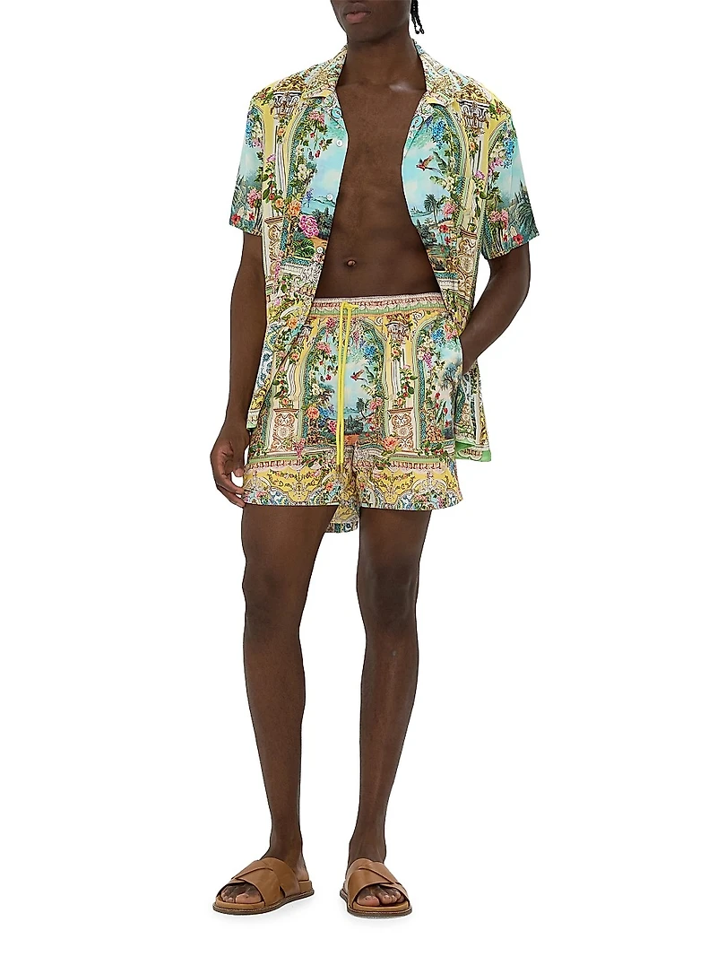 Tales Of Topkapi Palace Printed Board Shorts