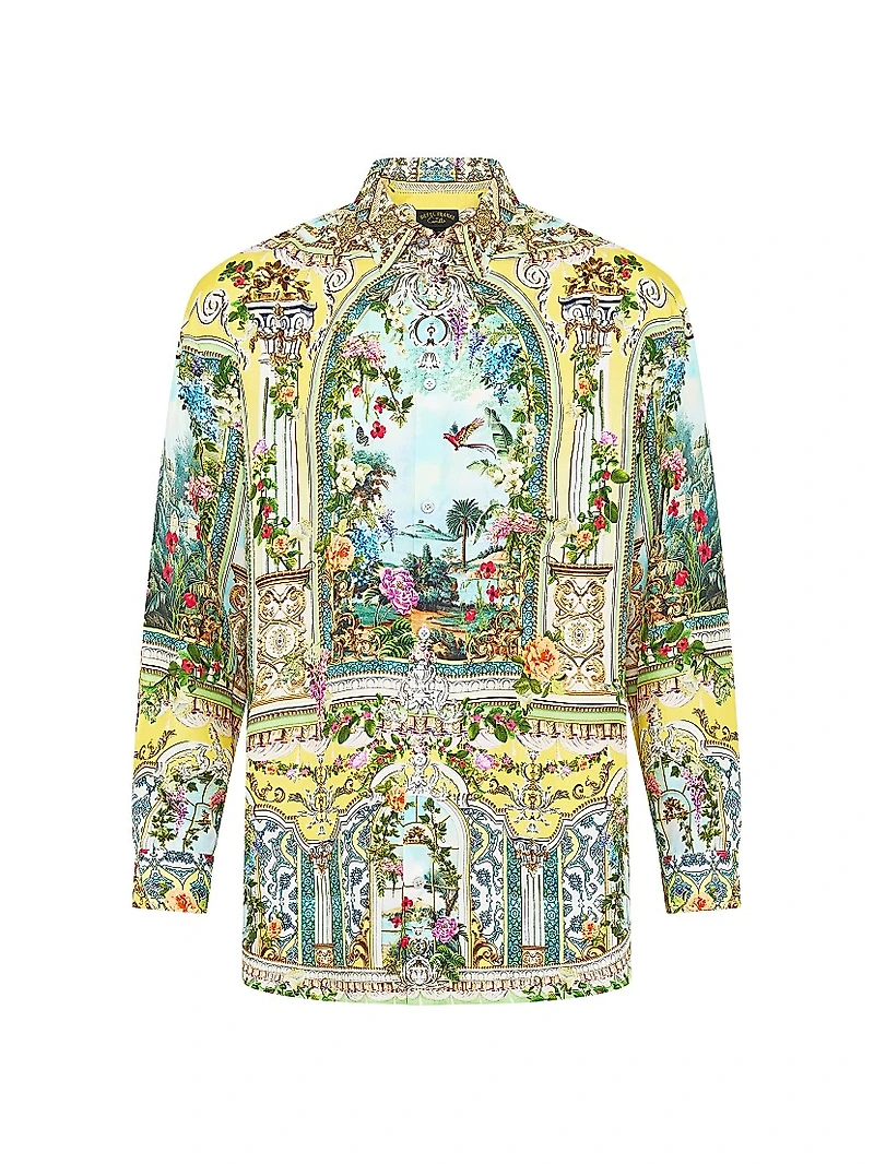 Tales Of Topkapi Palace Printed Silk Shirt