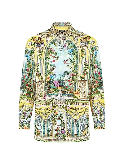 Tales Of Topkapi Palace Printed Silk Shirt