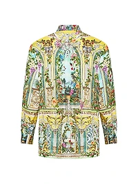 Tales Of Topkapi Palace Printed Silk Shirt