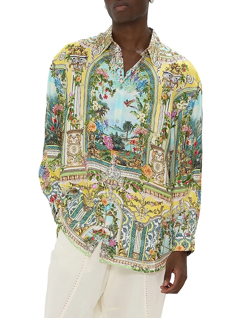 Tales Of Topkapi Palace Printed Silk Shirt