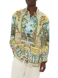 Tales Of Topkapi Palace Printed Silk Shirt
