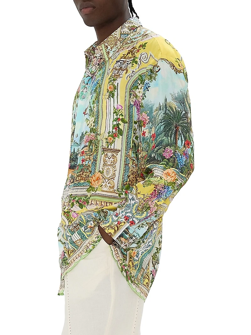 Tales Of Topkapi Palace Printed Silk Shirt