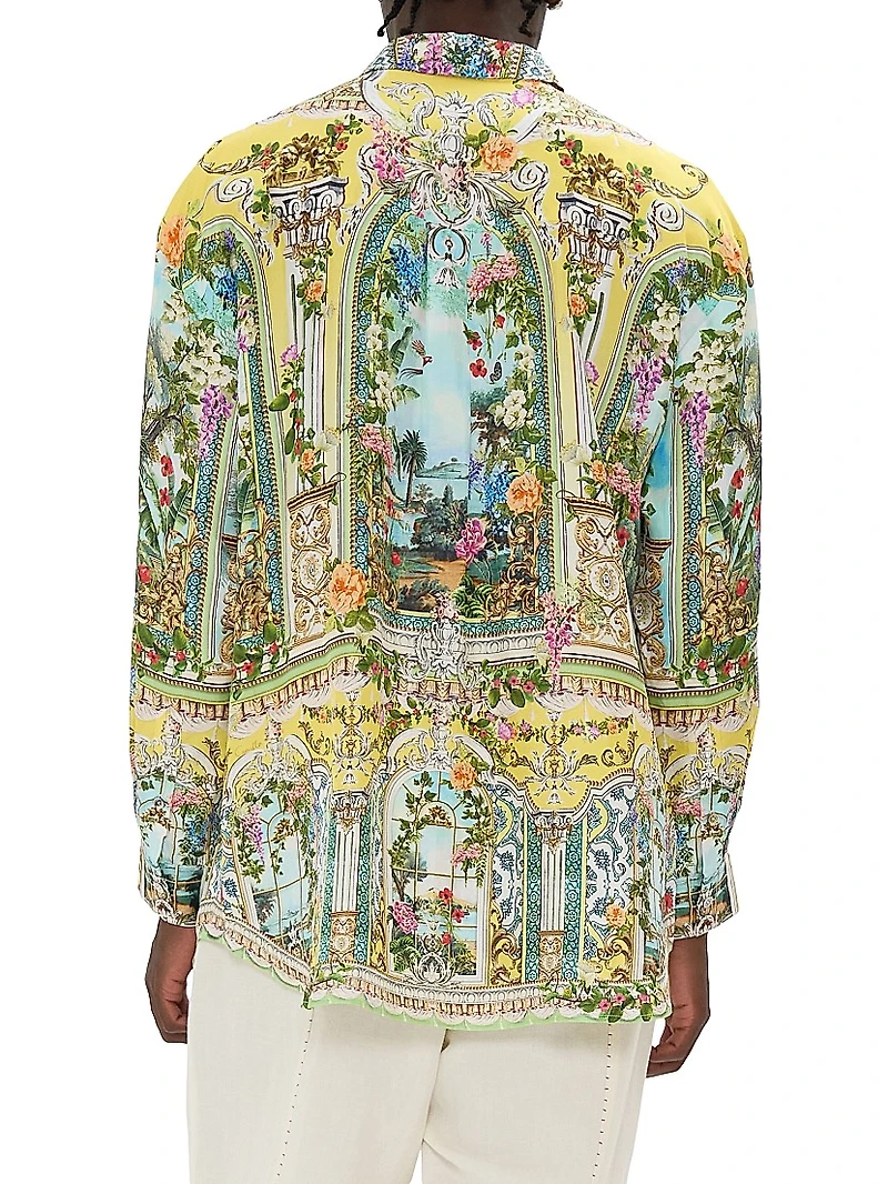 Tales Of Topkapi Palace Printed Silk Shirt