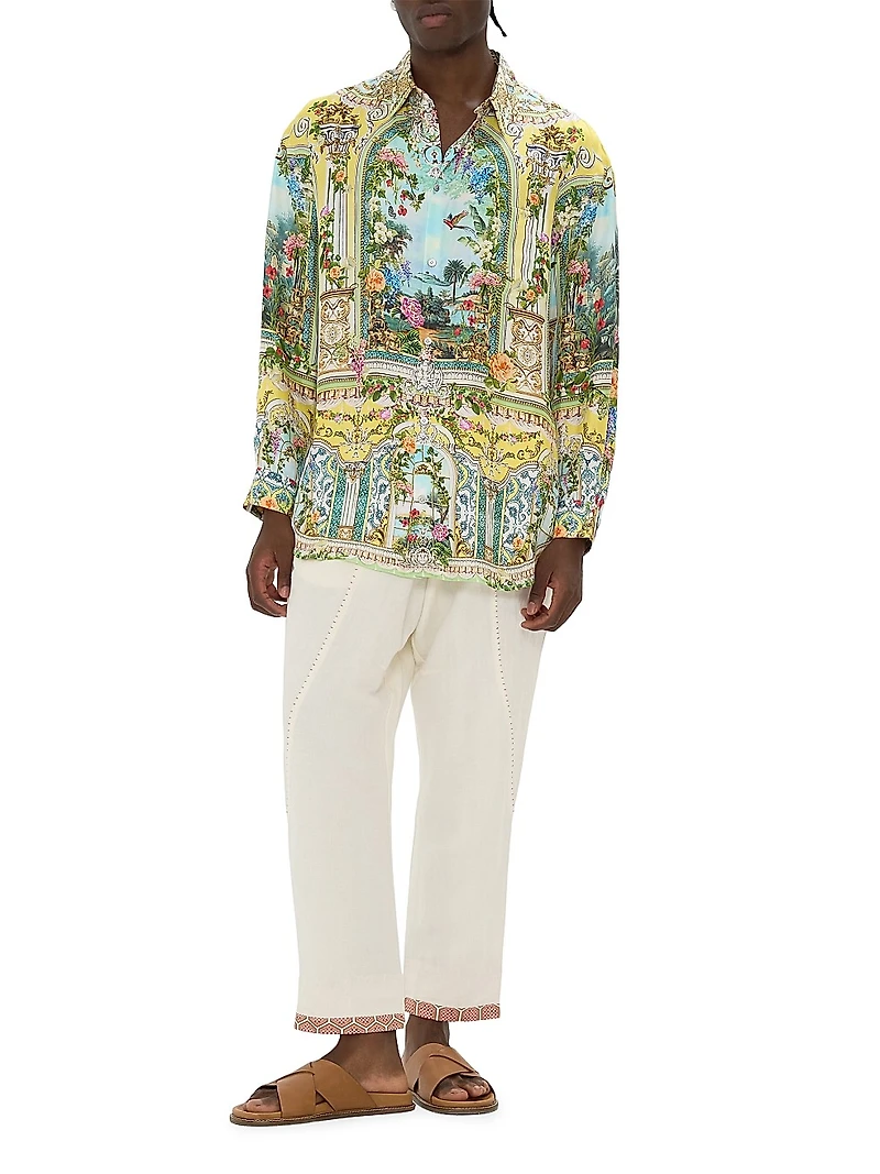 Tales Of Topkapi Palace Printed Silk Shirt