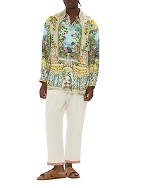 Tales Of Topkapi Palace Printed Silk Shirt