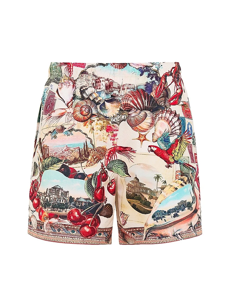 Notes From The Road Printed Board Shorts