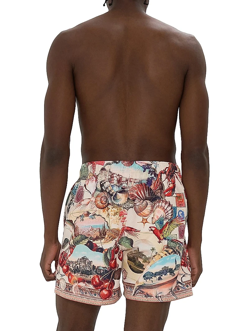 Notes From The Road Printed Board Shorts